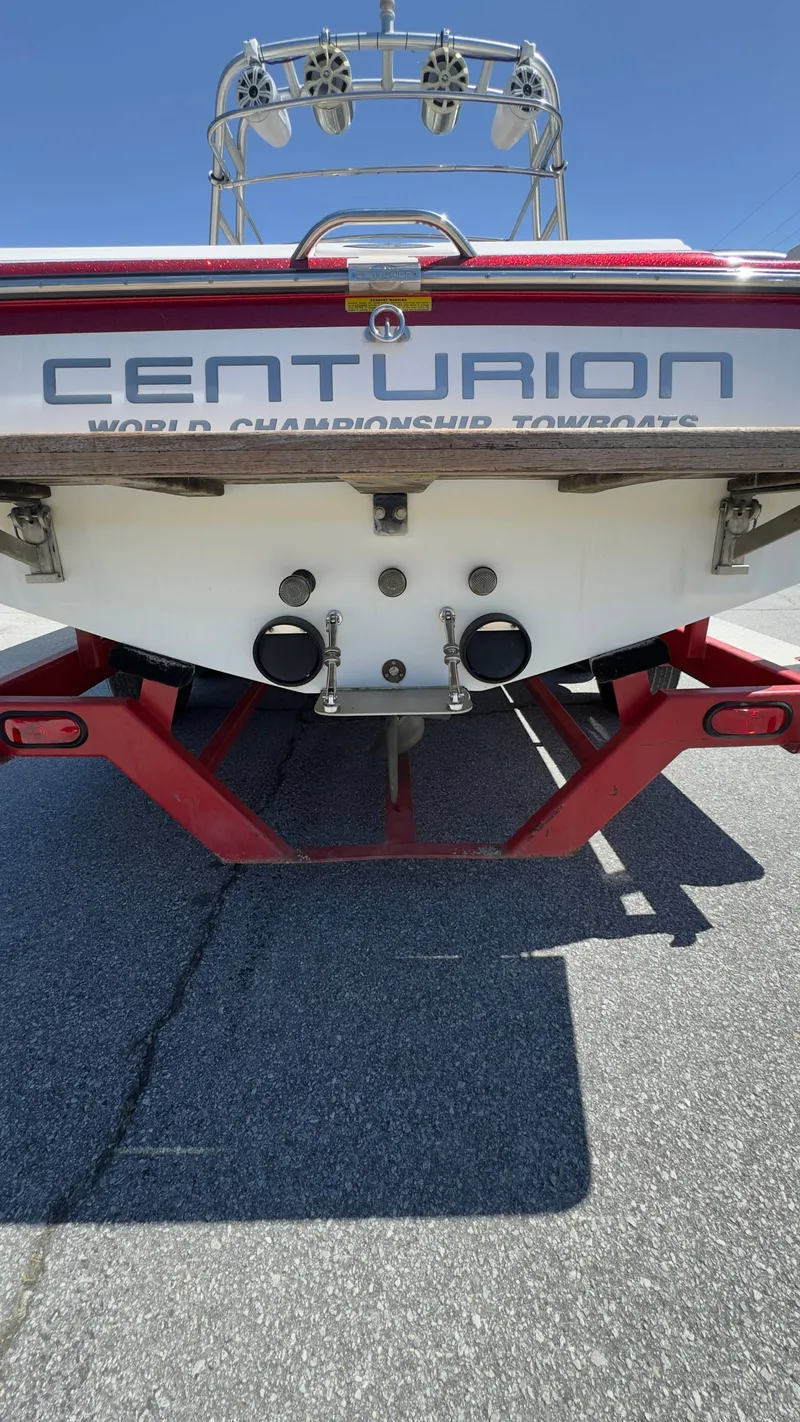 Slide: The Image of Rear view of a 2005 Centurion Avalanche C4 boat. - 17