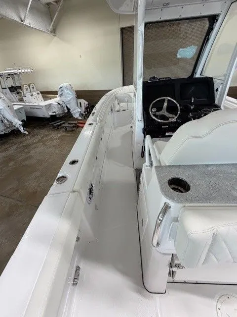 Slide: The Image of Interior view of Everglades 285 Center Console boat, 2026 model. - 6