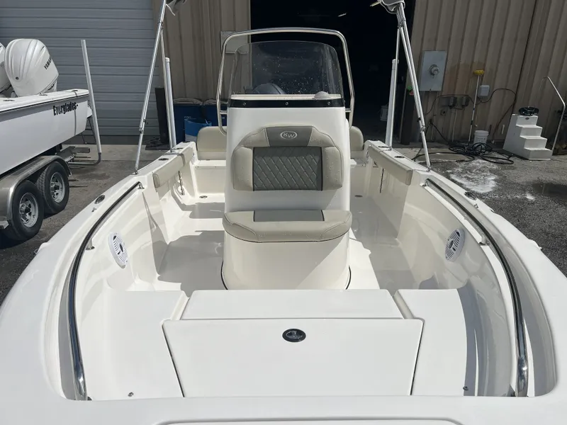 Slide: The Image of Key West 189 FS boat 2026, interior view, modern design. - 5