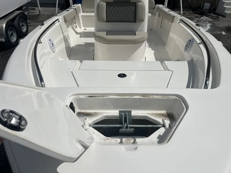 Slide: The Image of Interior view of Key West 189 FS boat, model year 2026. - 6