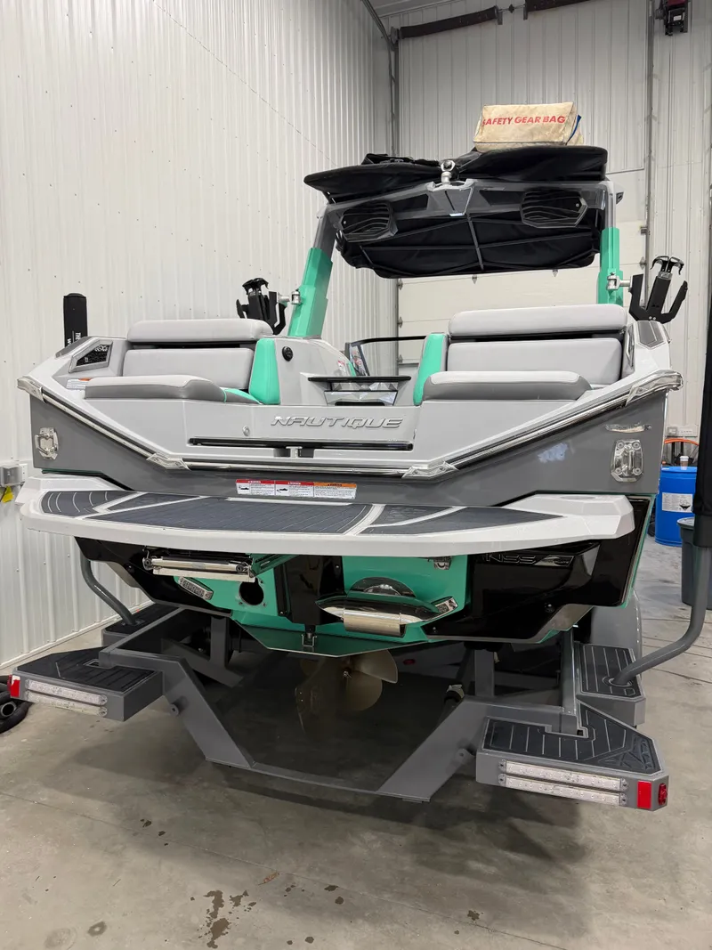 Slide: The Image of 2021 Nautique Super Air Nautique G25 Paragon in indoor setting. - 5
