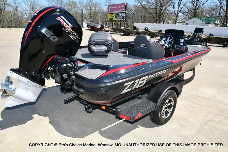 Slide: The Image of 2023 Nitro Z18 Pro boat with 150 Pro-XS engine. - 21