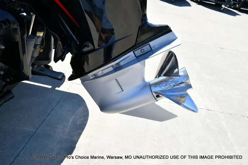 Slide: The Image of 2023 Nitro Z18 Pro outboard motor with Fury propeller. - 26