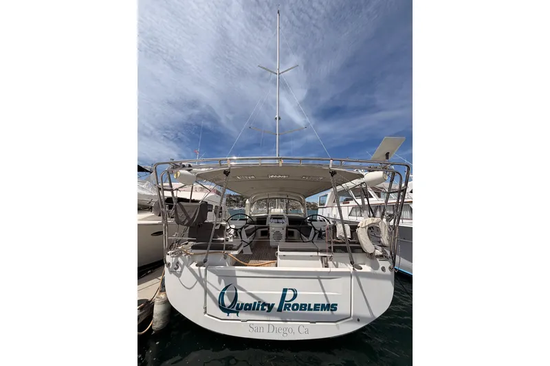 Slide: The Image of 2020 Beneteau Oceanis 51.1 sailboat docked in San Diego marina. - 3
