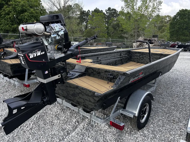 Slide: The Image of 2026 Gator Tail Extreme Series 1860 boat on trailer. - 4