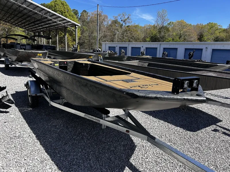 Slide: The Image of Gator Tail Extreme Series 1854 boat on trailer, year 2026. - 11