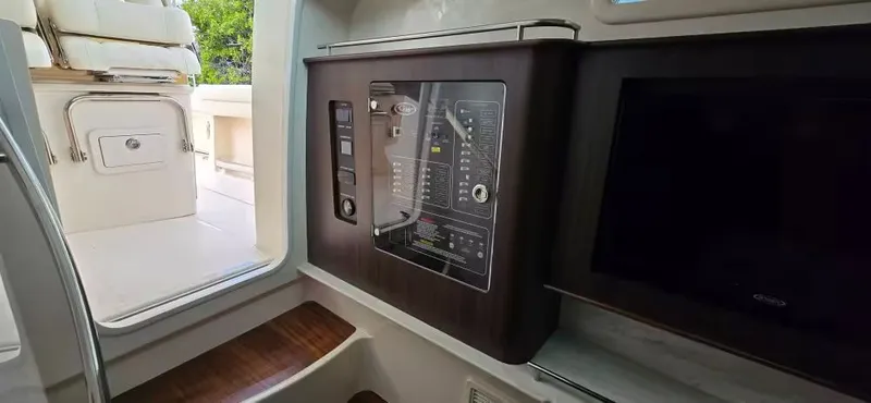 Slide: The Image of Interior of Grady-White Canyon 386 boat, 2024 model. - 22