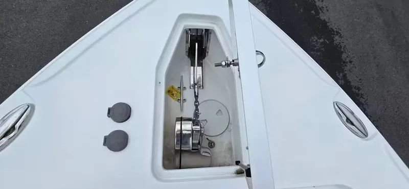 Slide: The Image of Anchor locker of Sea Hunt 265 Ultra 2025. - 12