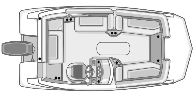 Slide: The Image of 2026 Starcraft SVX 171 OB boat floor plan. - 3