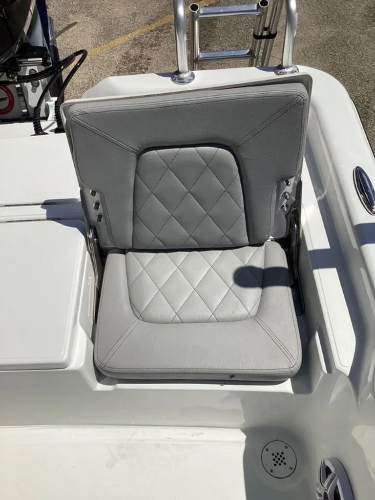 Slide: The Image of Gray seat on a 2026 Blazer PureBay 2200 boat. - 23