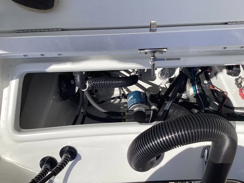 Slide: The Image of Interior view of Blazer PureBay 2200 boat engine, 2026 model. - 25