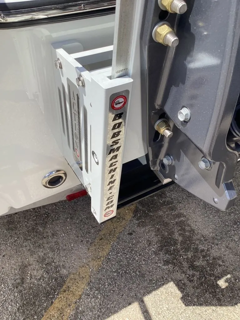 Slide: The Image of Close-up of a boat lift mechanism on Blazer PureBay 2200, year 2026. - 4