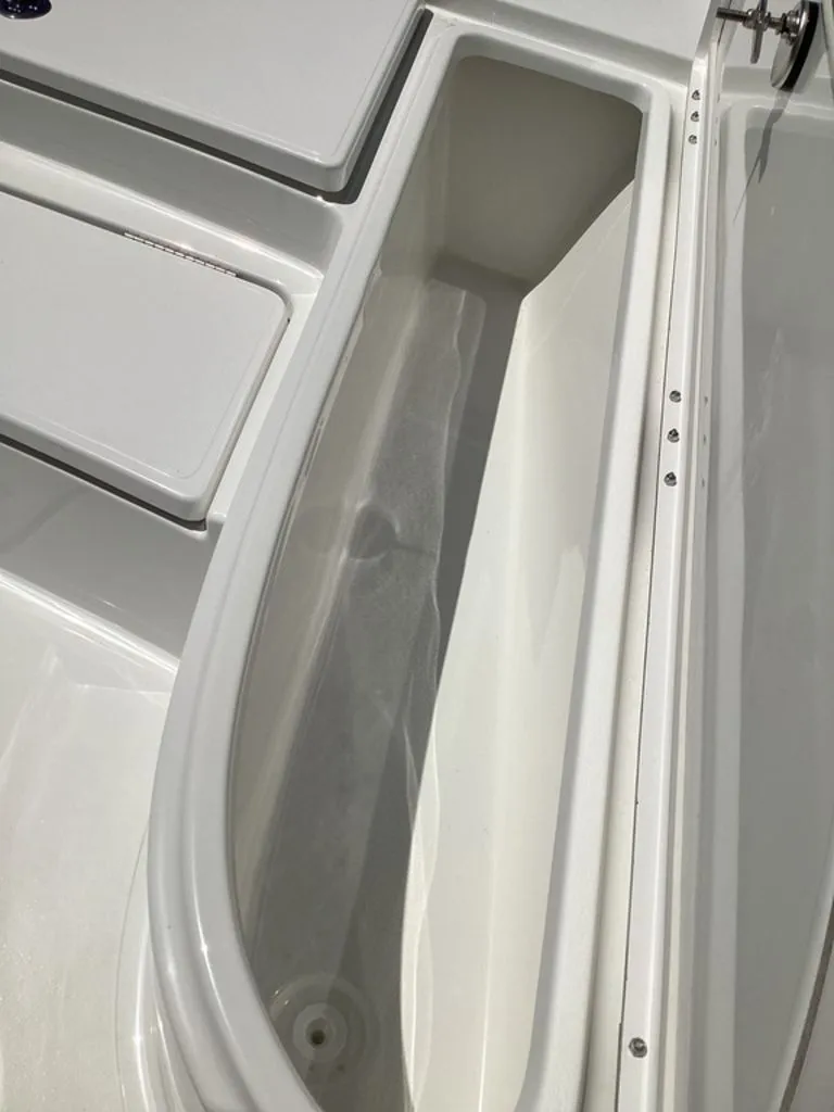 Slide: The Image of Interior view of Blazer PureBay 2200 boat, model year 2026. - 40