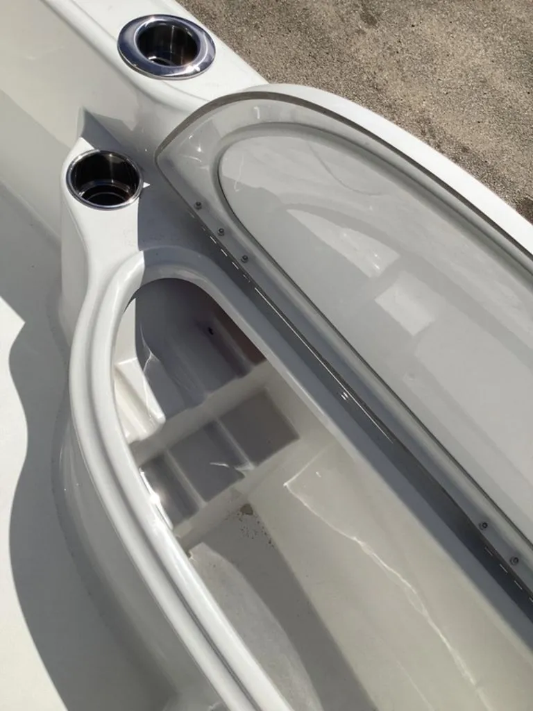 Slide: The Image of Interior view of Blazer PureBay 2200 boat, model 2026. - 42