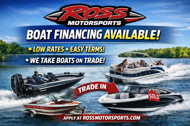 The Image of Boat financing available at Ross Motorsports, low rates, easy terms. - 1