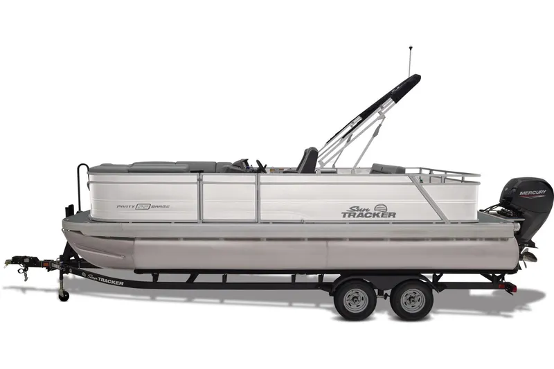 Slide: The Image of Sun Tracker Party Barge 22 RF DLX 2026 - 17
