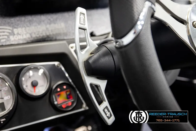 Slide: The Image of Close-up of 2023 Ranger Z519 steering wheel and dashboard gauges. - 29