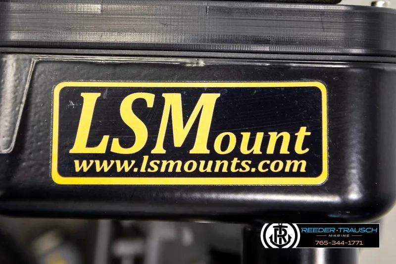 Slide: The Image of LSMount branding on Ranger Z519, 2023 model, with Reeder-Trausch Marine contact details. - 45