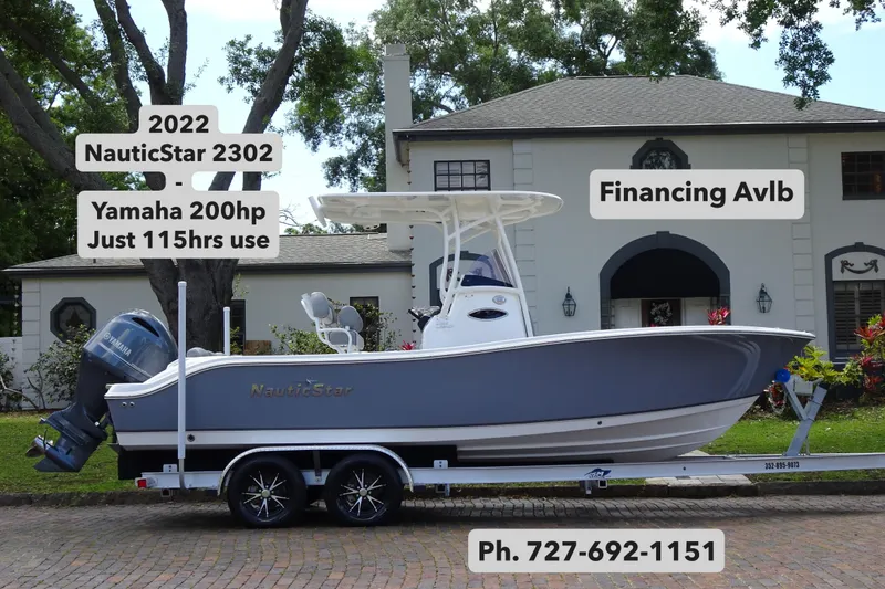 The Image of 2022 NauticStar 2302 Legacy boat with Yamaha 200hp engine, 115 hours, financing available. - 0