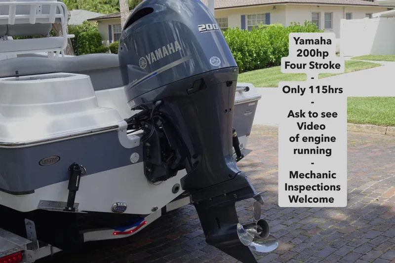 Slide: The Image of 2022 NauticStar 2302 Legacy with Yamaha 200hp engine, 115 hours, inspections welcome. - 1