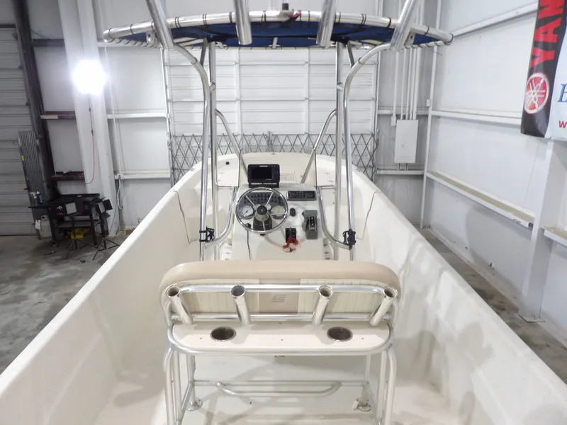Slide: The Image of 2013 Carolina Skiff 238 DLV boat with Suzuki engine. - 18
