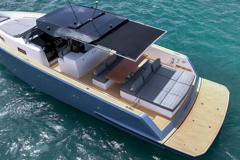 Slide: The Image of 2024 Pardo Yachts 43 luxury yacht with sleek design, spacious deck, and modern amenities. - 14