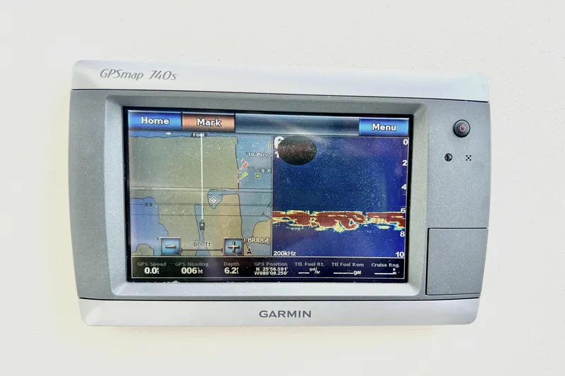 Slide: The Image of Garmin GPSmap 740s on 1999 Cruisers Yachts 3870 Esprit. - 32