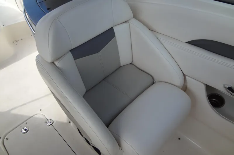 Slide: The Image of Luxury seating on 2008 Chaparral 276 SSX boat, featuring sleek, comfortable design. - 32