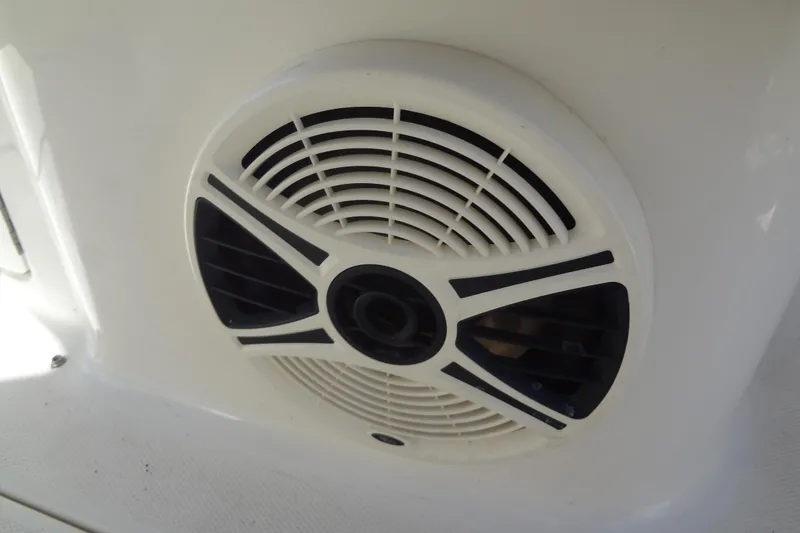 Slide: The Image of Close-up of a speaker on a 2008 Chaparral 276 SSX boat. - 35