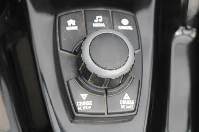 Slide: The Image of Control panel of 2017 Yamaha Boats AR240 HO with navigation and cruise options. - 51