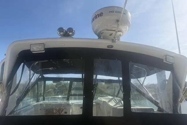 Slide: The Image of 2001 Tiara Yachts 2900 Open boat with radar and navigation equipment. - 11