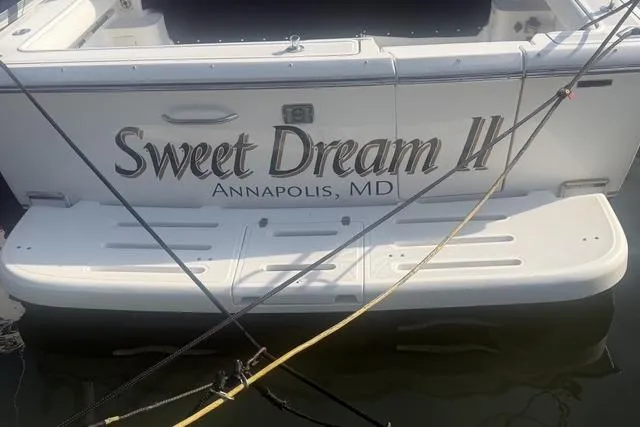 Slide: The Image of 2001 Tiara Yachts 2900 Open, "Sweet Dream II," docked in Annapolis, MD. - 7