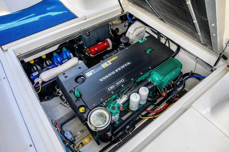 Slide: The Image of Engine compartment of a 2019 Nord Star 28 Patrol with Volvo Penta D6-370 engine. - 20