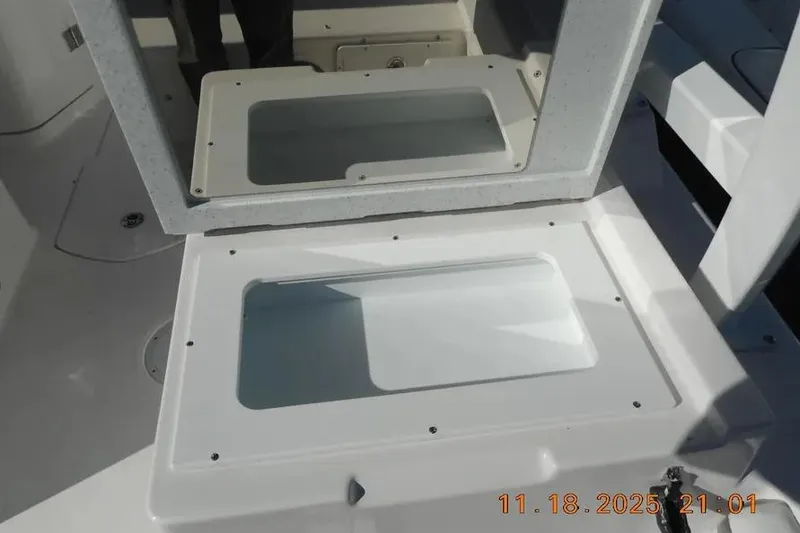 Slide: The Image of Interior view of 2026 Sea Fox 268 Traveler boat compartment. - 10