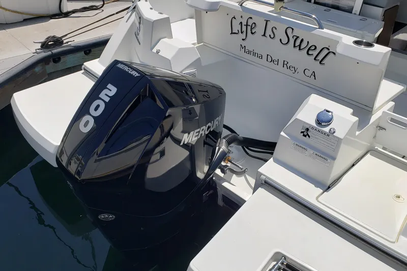 Slide: The Image of 2019 Beneteau Antares 23 with Mercury 200 engine, docked at Marina Del Rey. - 51