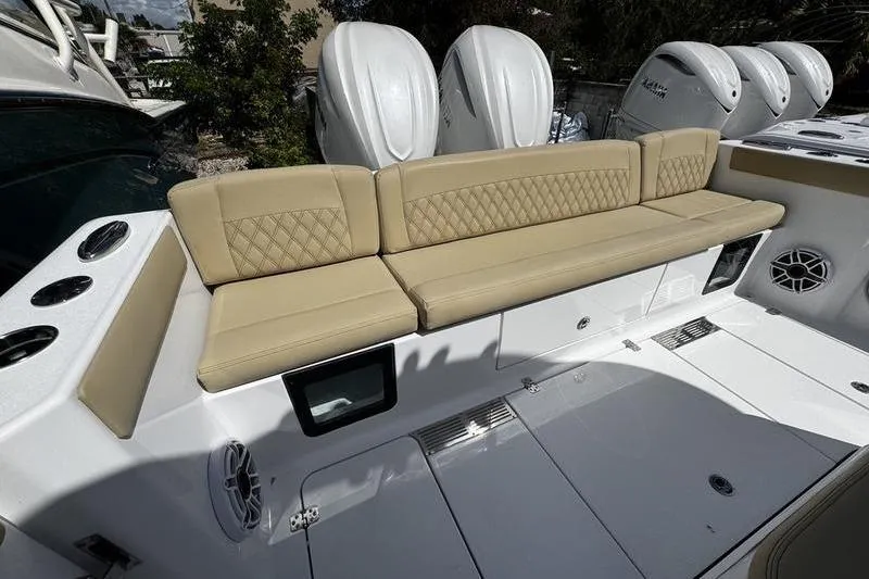 Slide: The Image of Storage compartment on 2026 Sportsman Heritage 321 Center Console boat. - 15