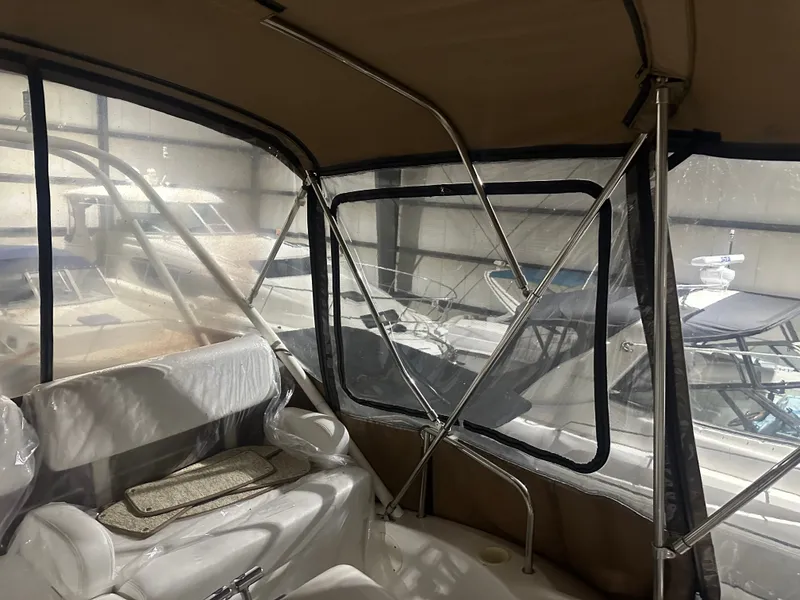 Slide: The Image of Interior of a 1998 Silverton 351 Sedan yacht in storage. - 9