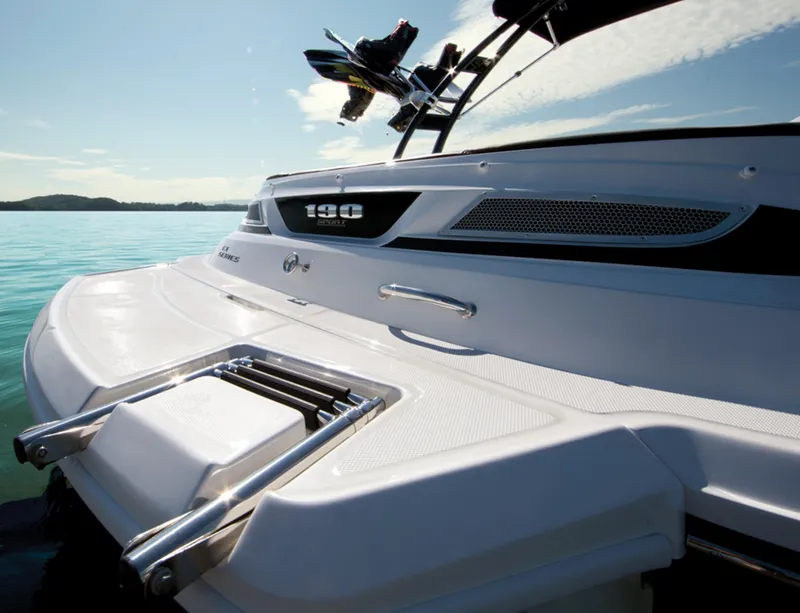 Slide: The Image of Manufacturer Provided Image: 2013 Sea Ray 190 Sport boat on a sunny lake. - 16