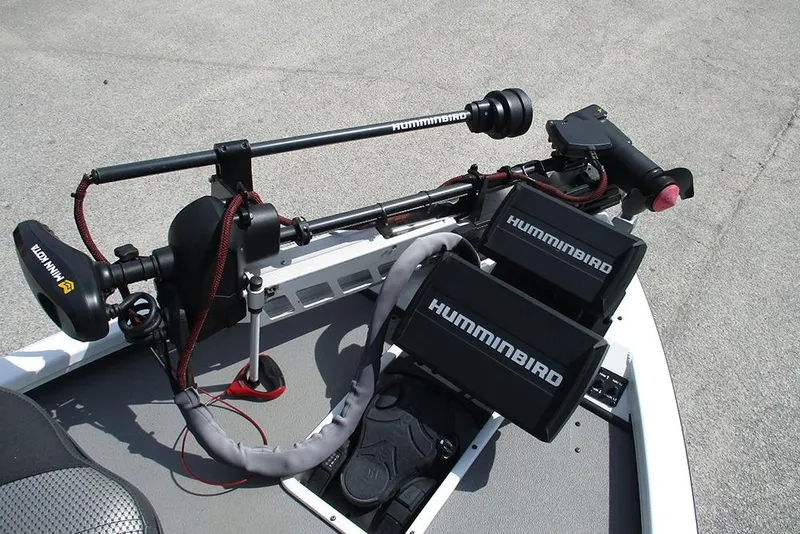 Slide: The Image of 2021 Vexus AVX 1980 boat with Humminbird electronics and Minn Kota trolling motor. - 12