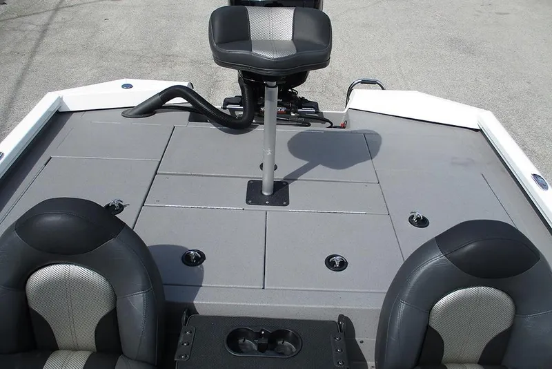 Slide: The Image of 2021 Vexus AVX 1980 boat interior with seating and storage compartments. - 19