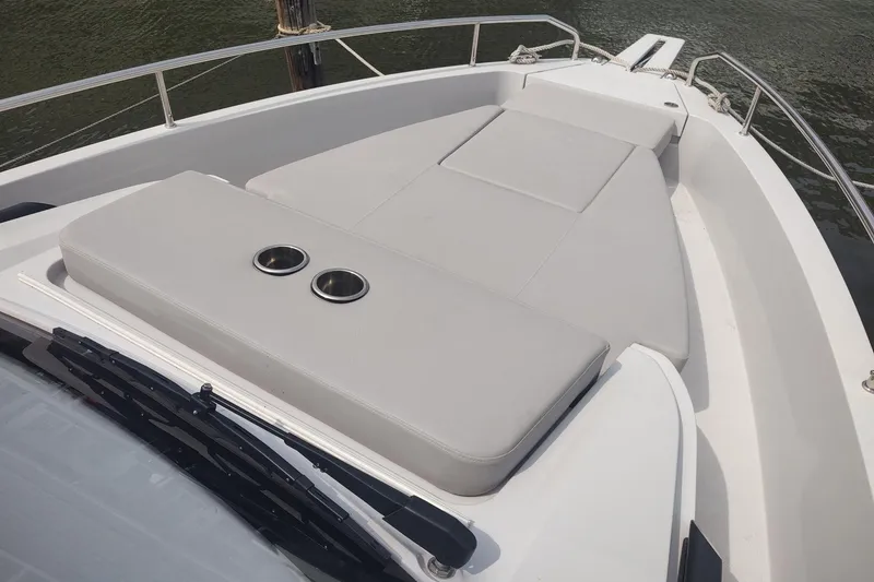 Slide: The Image of 2023 RYCK 280 boat with spacious deck and comfortable seating. - 40