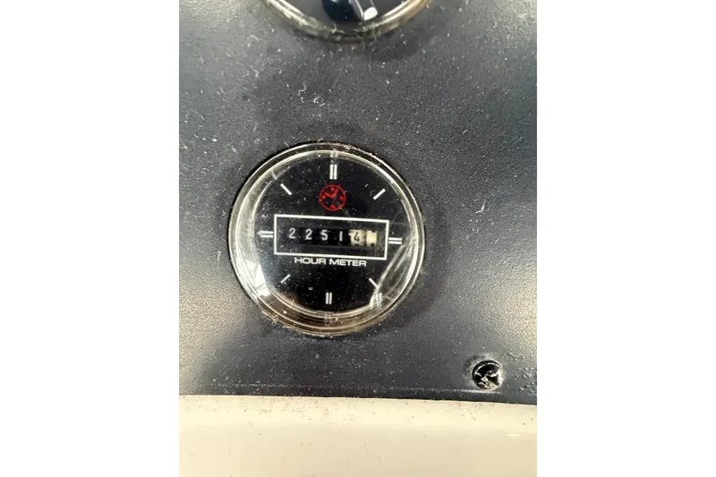 Slide: The Image of Hour meter showing 2251.4 hours on 2001 Bayliner 3388 Command Bridge Motoryacht. - 68