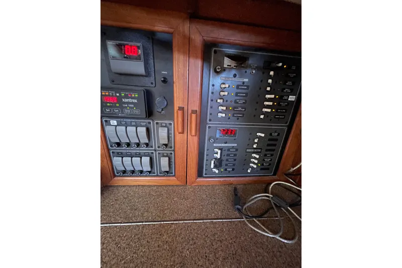 Slide: The Image of Electrical control panel on a 1981 Hans Christian MKII sailboat. - 8