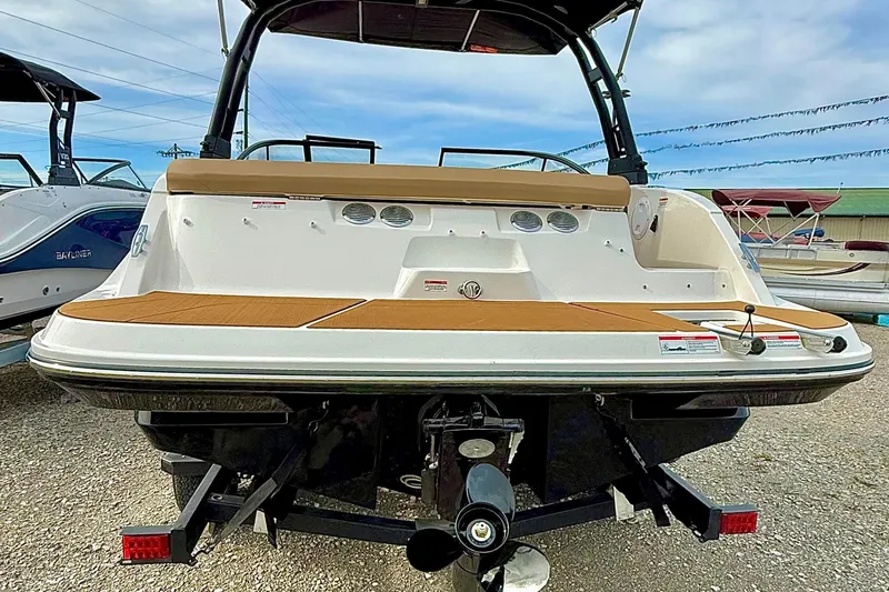 Slide: The Image of 2026 Bayliner V20i boat rear view, showcasing sleek design and modern features. - 3