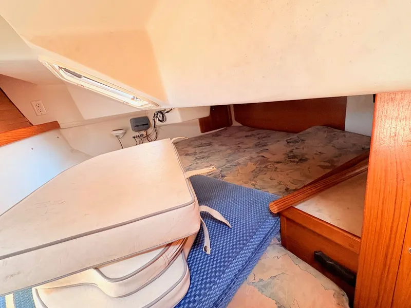Slide: The Image of Interior of a 2001 Catalina 36 Mark II yacht cabin. - 24