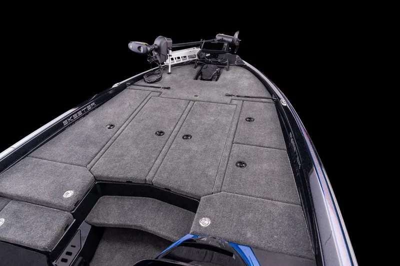 Slide: The Image of Manufacturer Provided Image: 2022 Skeeter ZX 225 boat deck with ample storage and fishing equipment. - 19