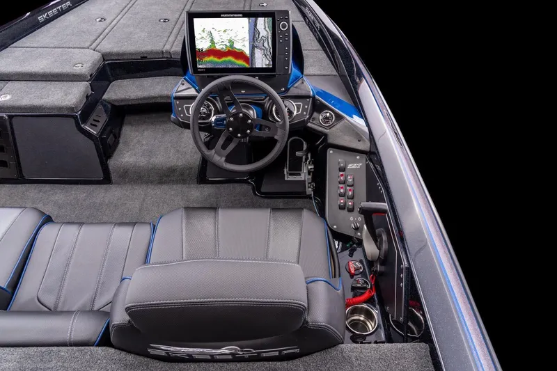 Slide: The Image of Manufacturer Provided Image: 2022 Skeeter ZX 225 boat interior with advanced navigation system. - 23