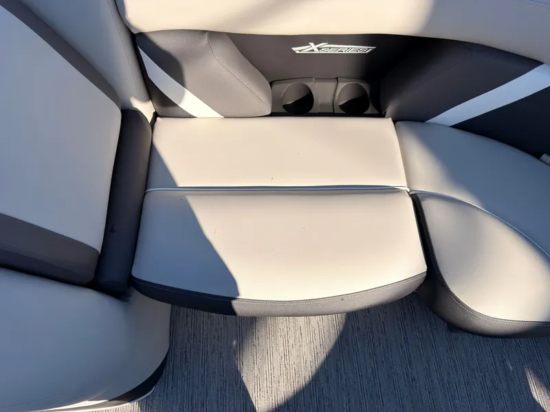 Slide: The Image of The Sylvan MIRAGE X3 DLZ BAR features light and dark upholstered seating. - 15