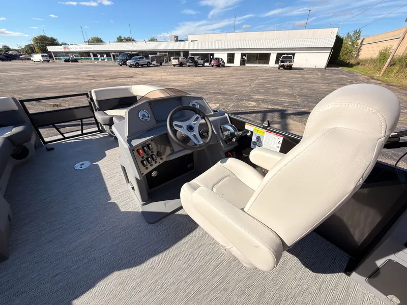 Slide: The Image of The image shows the cockpit of a 2027 Sylvan R-20 Q DH with a comfortable captain's chair. - 26