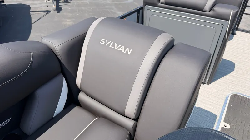 Slide: The Image of Sylvan Mirage X3 DLZ Bar 2026: Luxurious seating with gray upholstery and modern design. - 45